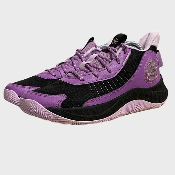 NEW Under Armour Curry 3Z7 Basketball Shoes Size Men 9/Women 10.5 Purple Violet - Picture 1 of 13